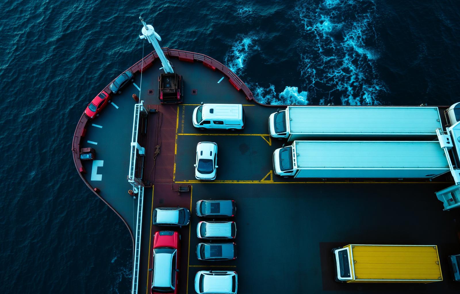 Cars, trucks & vans — full deck capacity